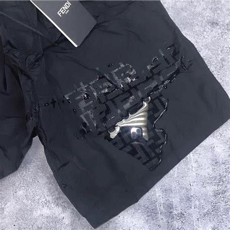 fendi water reactive jacket|FENDI Swim Shorts .